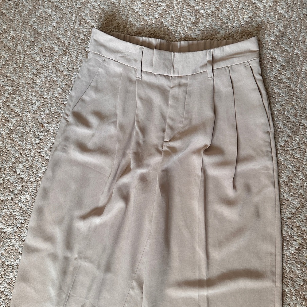 High Rise Wide Leg Trousers